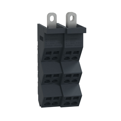 Linergy DP - Répartiteur NSXm 4P - 160A Icc 70kA - connect 4x(4x10mm² + 2x16mm²)-LVS04039-3606481868114-SCHNEIDER ELECTRIC FRANCE