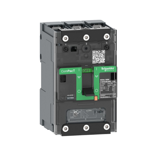 ComPacT NSXmB - disjoncteur - TM-D 125A - 3P3D - 25kA - borne à cosses-C12B3TM125B-3606481990341-SCHNEIDER ELECTRIC FRANCE
