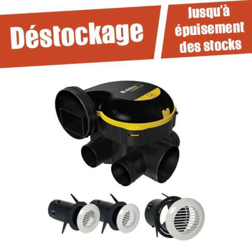 Kit VMC simple flux autoréglable - EasyHOME AUTO - 11026032 ALDES - 11026032