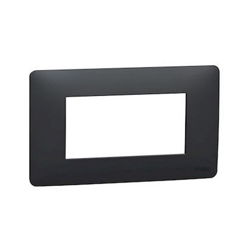 Unica Studio - plaque de finition - Anthracite - 4 modules-NU210454-3606489452735-SCHNEIDER ELECTRIC FRANCE