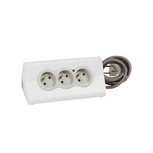 Rallonge multiprise support tablette 3x2P+T + 2 USB Type-A et cordon 1,5m -blanc-050410-3414971161177-LEGRAND