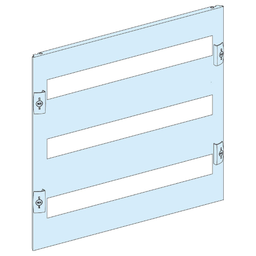 PrismaSeT G Active - Plastron modul. découpé-8M-3 rangées axe 150-L600-RAL9003-LVS03223-3606481872784-SCHNEIDER ELECTRIC FRANCE