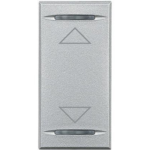 Manette Axolute symbole montée et descente 1 module - Alu-HC4911AH-8012199742762-BTICINO