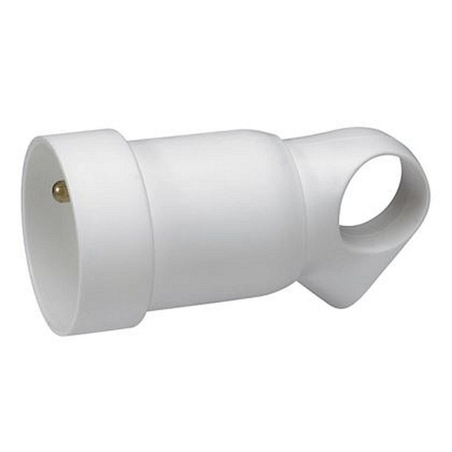 Prolongateur plastique 2P+T 16A à anneau - blanc-050421-3245060504212-LEGRAND