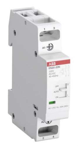 Contacteur Jour/Nuit ESBN 20A 2 NO 230VAC/DC-1SBE122111R0620-3471523007581-ABB