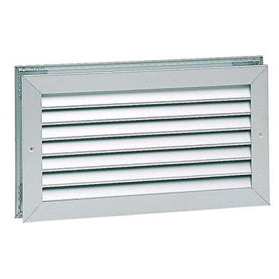 Grilles de transfert et de reprise. Montage mural ou dans une porte. Couleur Aluminium anodisé - GTA 200X100 - 528270 ATLANTIC - 528270 