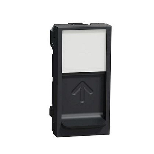 Unica - prise pour 1 RJ45 Keystone/Systimax - 1 mod - Anthracite - méca seul-NU946054-3606489458911-SCHNEIDER ELECTRIC FRANCE