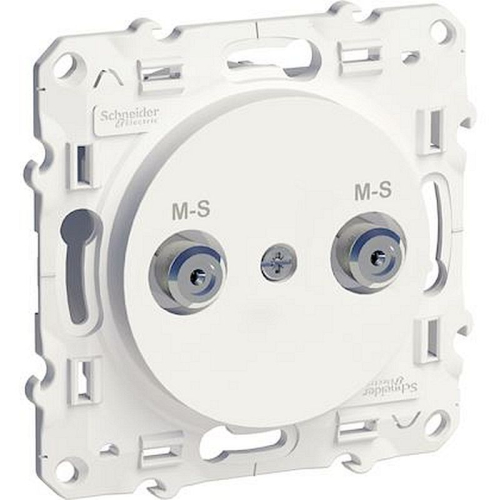 Odace, prise multiservice Blanc, à vis-S520457-3606480319235-SCHNEIDER ELECTRIC FRANCE