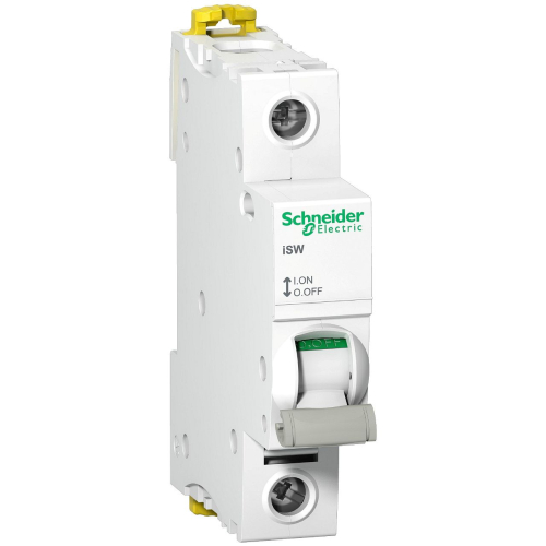 Acti9, iSW interrupteur-sectionneur 1P 40A 250VAC-A9S65140-3606480531040-SCHNEIDER ELECTRIC FRANCE