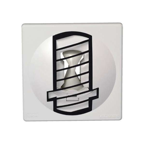 Bouche d'extraction autoréglable - BAP COLOR Standard Fixe 45 m³/h - Ø 100 mm - Gris - 11019243 ALDES - 11019243 