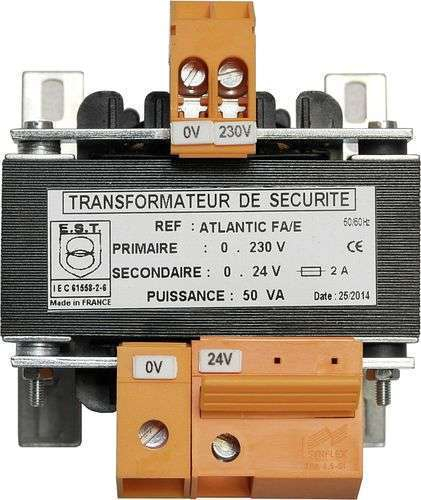Tranformateur 50Va - TRANFORMATEUR 50VA ZC160-200 - 898821 ATLANTIC SAV CLIM. & VENTIL. - 898821 