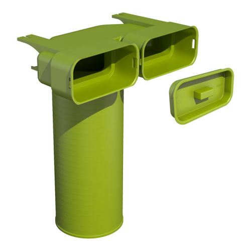 Plenum terminal D125 pour conduit D130x60 - Optiflex PRO ALDES - 11095960 