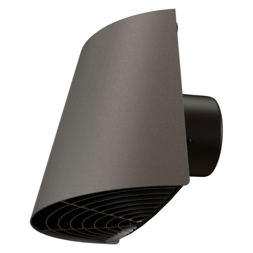 Sortie murale horizontal D160 noir - Contego UBBINK - 188843 