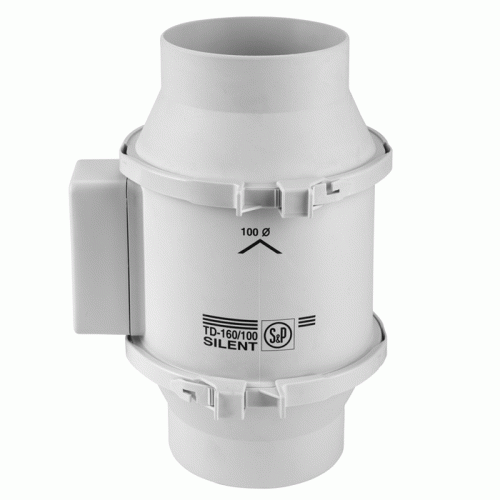 Ventilateur de gaine - TD-160/100 Ecowatt - 250002 S&P UNELVENT - 250002 