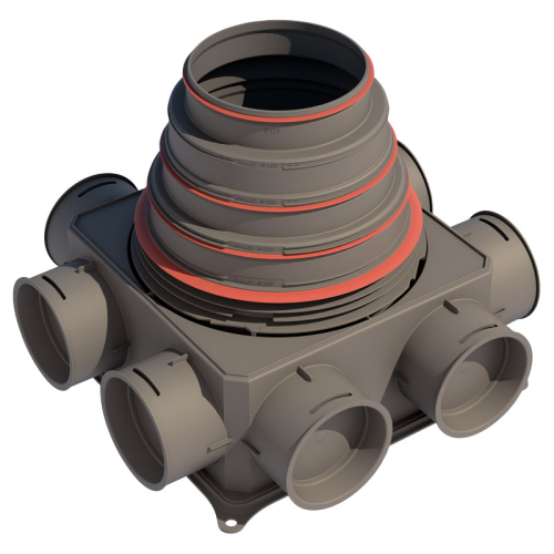 Caisson de distribution multidiamètre 8 piquages - DB208 Air Excellent UBBINK - 188961 