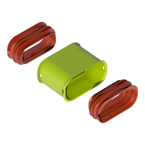 Kit manchon semi-circulaire D50x100 mm - AE35SC Air Excellent - 188571 UBBINK - 188571 