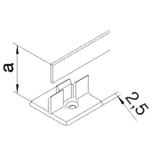 Séparation 61mm L= 2000mm-BKTWK61-4012002241011-HAGER