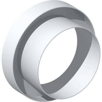 Réduction plate PVC  - RP 100/80 S&P UNELVENT - 833160 