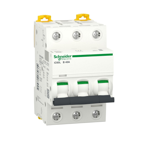 Acti9, iC60L disjoncteur 3P 40A courbe B-A9F93340-3606480083945-SCHNEIDER ELECTRIC FRANCE