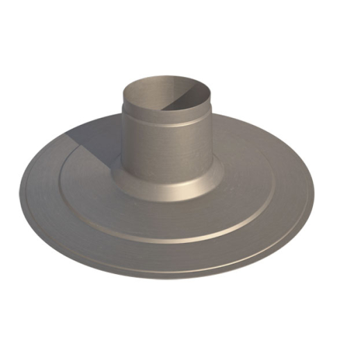 Solin de toiture plat Alu D160-180mm -  UBBINK - 146177 