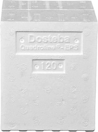 Carreau de montage Epaisseur 120 mm - Quadroline-EPS Taille 100 x 100mm - 6001312 DOSTEBA - 6001312 
