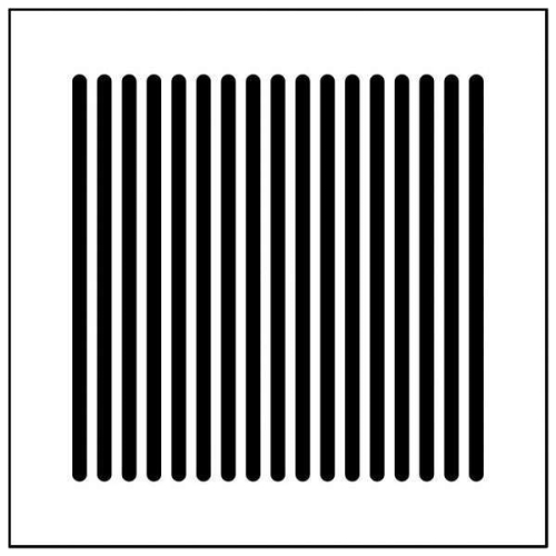 XD25-50 PURO - Plaque de recouvrement grille 130x130, diamètre 80mm - 11722 RENSON - 11722 