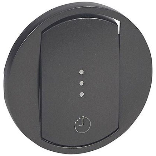 Enjoliveur Céliane interrupteur temporisé/interrupteur et ventilation - graphite-067936-3414970505682-LEGRAND