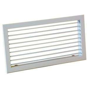 Grille de soufflage ou reprise simple déflection à ailettes orientables. Couleur aluminium - GAO A 400/200 - 851984 S&P UNELVENT - 851984 