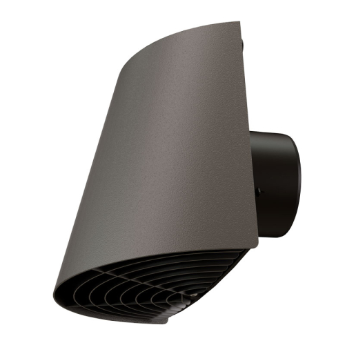 Sortie murale horizontal D125 noir - Contego UBBINK - 188844 