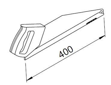 Scie égoïne RenoPipe - RP-FS - 3044 HELIOS VENTILATEURS - 3044 