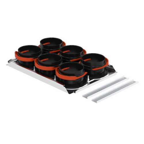 Plaque de montage 6x75/P - Caisson Silencieux - CW320 - 990323612 ZEHNDER COMFOSYSTEMS - 990323612 