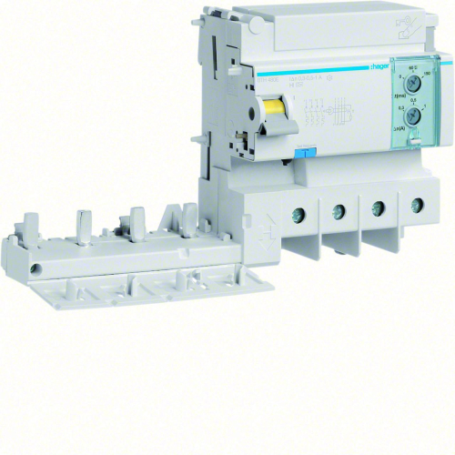 Bloc différentiel 4P 125A Réglable type haute immunité-BTH480E-3250611500087-HAGER