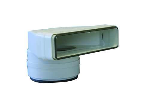 Coude mixte à joints - CDMV 125 - 831023 S&P UNELVENT - 831023 