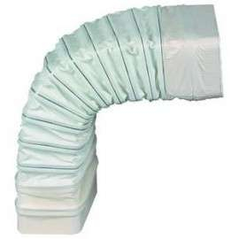 Coude angle variable rectangulaire 55x220 plastique - CAV 55x220 - 460025 ATLANTIC - 460025 