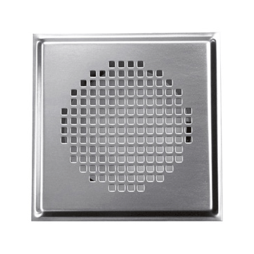 Grille de ventilation design Torino inox - 990322088 ZEHNDER COMFOSYSTEMS - 990322088 