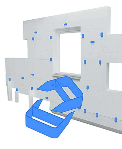 20 Pinces universelles Couleur bleu SPEWE - 1200001 DOSTEBA - 1200001 