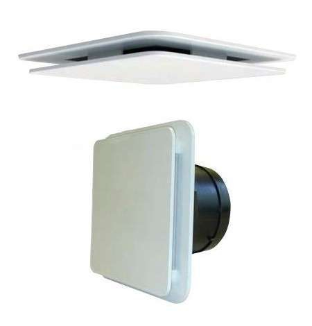 Bouche design extract./insuffl. placo ⌀80 - BDOP 80 - 855015 S&P UNELVENT - 855015 