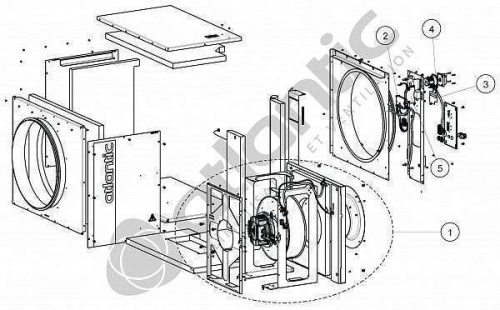 Extraction Et Insufflation Air - MOTOTURBINE CRIT EC 4500 S - 913794 ATLANTIC SAV CLIM. & VENTIL. - 913794 