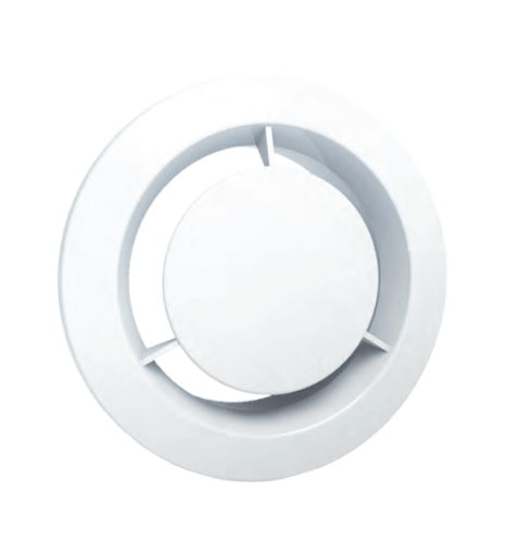 Bouche d'insufflation plastique D125 - 01560 ZEHNDER COMFOSYSTEMS - 01560 