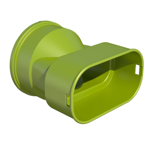 Raccord caisson de distribution pour conduit oblong D100x50 - Optiflex PRO ALDES - 11095941 