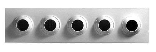 Bah- m1 400x100 - grille multi buse 1 rang 4 buses - BAH-M1 400X100 - 528331 ATLANTIC - 528331 