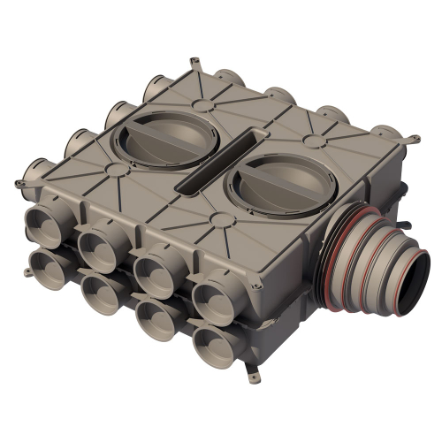 Caisson de distribution multidiamètre 24 piquages - DB824 Air Excellent UBBINK - 188952 