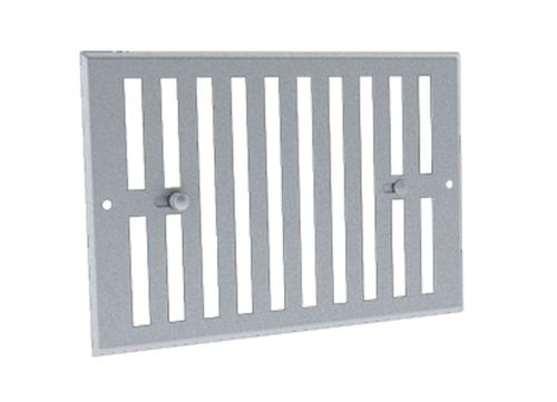 Grille obturable aluminium anodisé 190 x 140 - GOAN - GOAN190140 ECONONAME - GOAN190140 