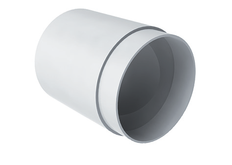 Manchon raccord plastique MRP Ø 125, L. 100 mm - MRP Ø 125, L. 100 mm - 1418 ANJOS - 1418 