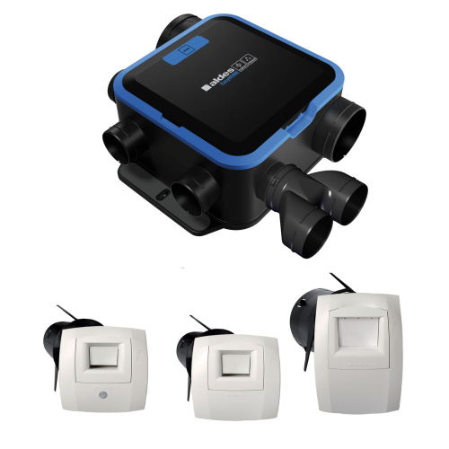 Kit VMC simple flux hygroréglable - EasyHOME HYGRO COMPACT MP - 11033506 ALDES - 11033506 