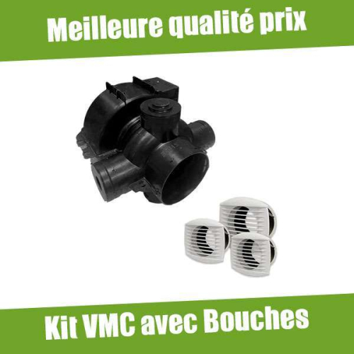 Kit VMC simple flux autoréglable - Ventil'Eco - VTECOSF120 ECONONAME - VTECOSF120 