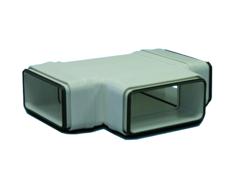 Té 90° horizontal rectangulaire 55x220 plastique à joints - TEHR 55X220 J - 460067 ATLANTIC - 460067 