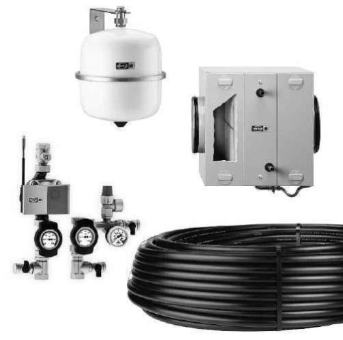 Kit Puits canadien à eau glycolée - SEWT - KIT - 2564 HELIOS VENTILATEURS - 2564 