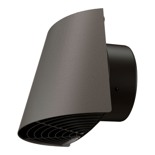 Sortie murale horizontal D180 noir gris - Contego UBBINK - 188842 