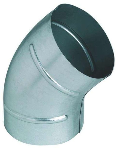 Coude 45 galva D160 - CD 160/45 - 864635 S&P UNELVENT - 864635 